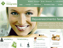Tablet Screenshot of clinicaintegrada.com.br